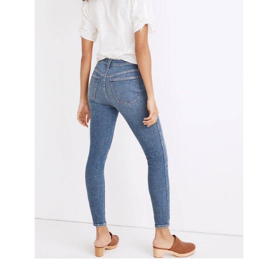 Madewell Women's 9" Mid-rise Light Wash Skinny Jeans Size 27 Style MB331 - Picture 14 of 14